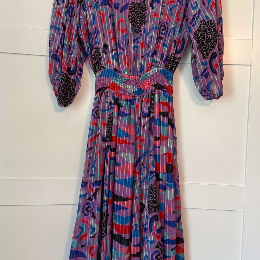 Colorful Patterned Women's Dress